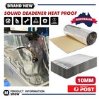 <!--F#f_0-->Sound Deadener Insulation Heat Proofing Car Noise Shield Foam Mat 10mm Thicker<!--F/-->