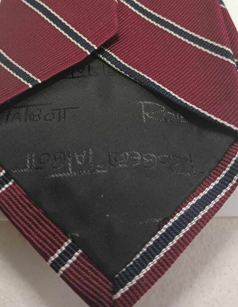 Robert Talbott Multicolor Striped Silk Classic Le… - image 4