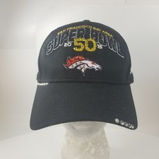 NFL Super Bowl 50 Área de la Bahía de San Fran Gorra Gorra Lentejuelas Denver Broncos