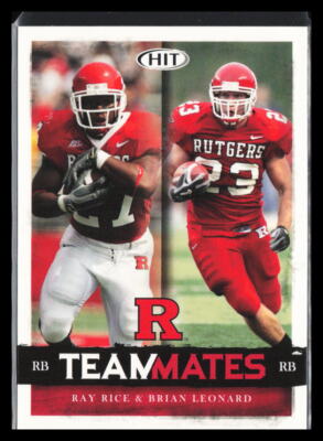 2008 SAGE HIT Ray Rice / Brian Leonard #60 Teammates