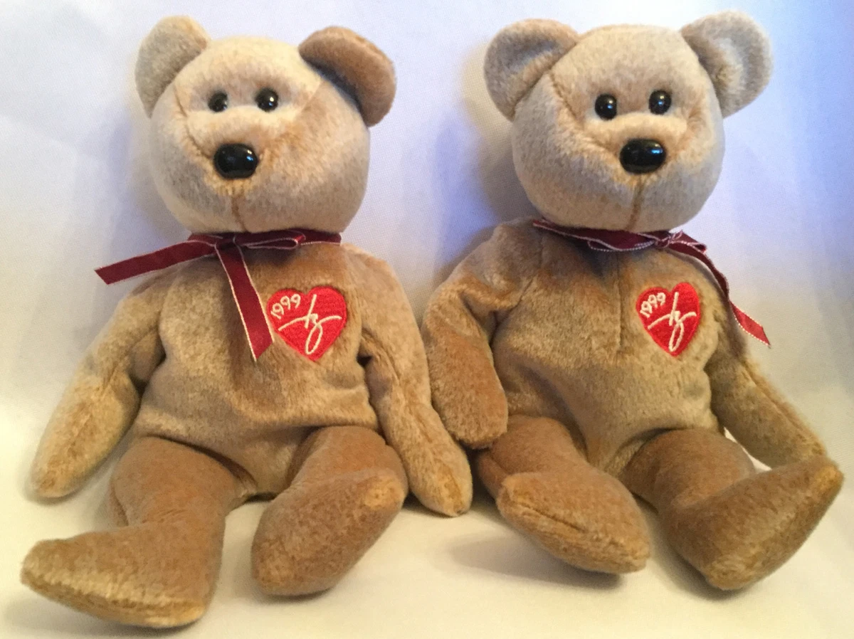 1999 signature bear beanie baby best sale ebay