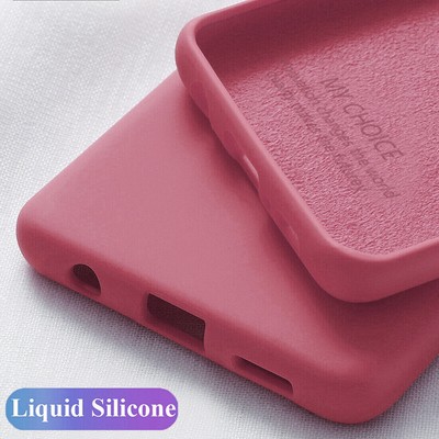 For Huawei P40 Pro P30 P20 Mate 40 30 20 Liquid Silicone Soft Gel Case Cover