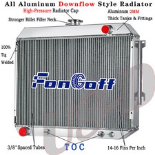 3 Row Radiator For 69-74 Dodge Challenger Charger Coronet 68-73 Plymouth Gtx