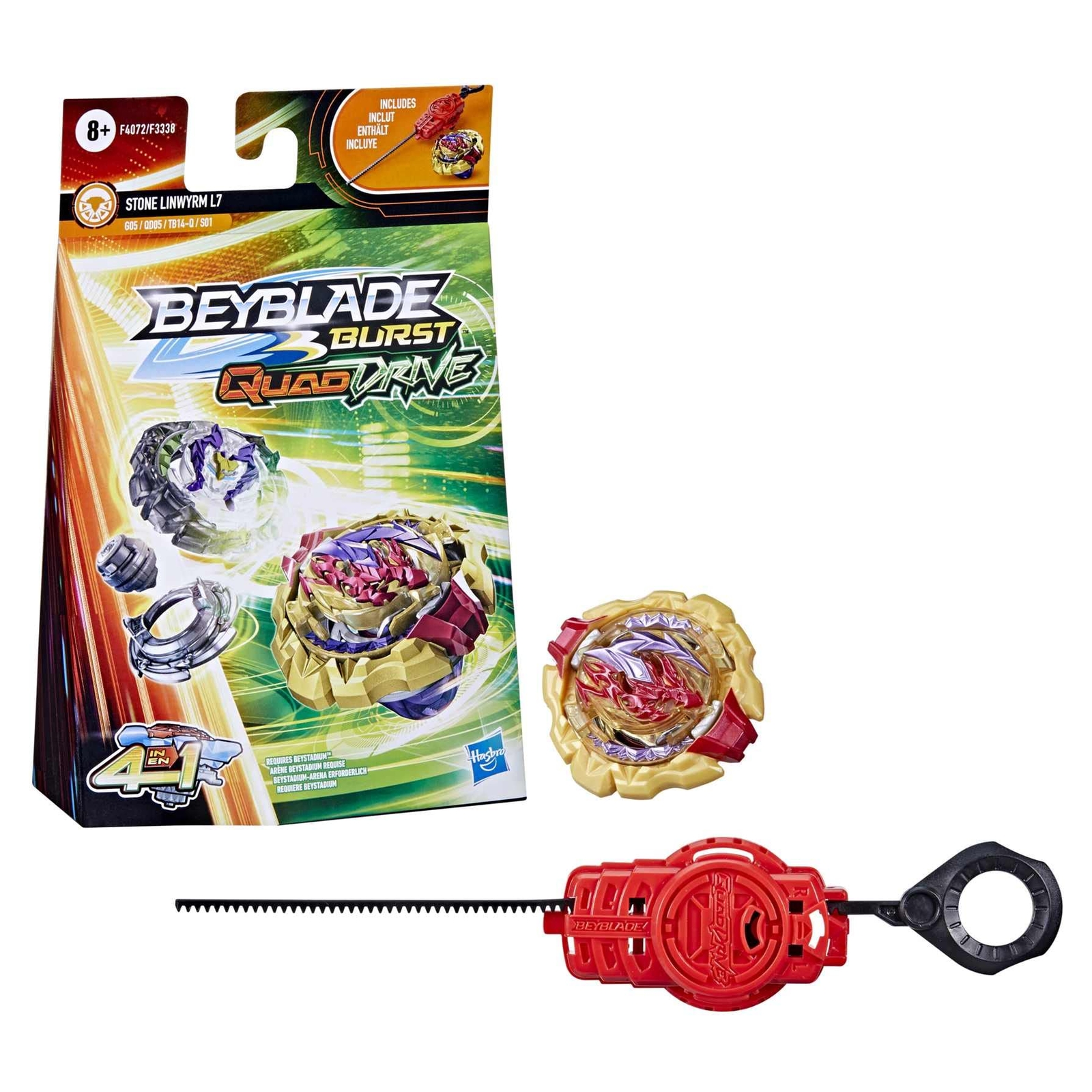 Hasbro - Beyblade Quad Drive Pack Kreisel Und Launcher, (f3338eu4)