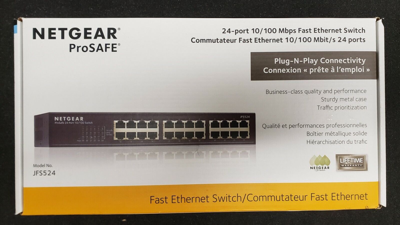 Netgear Prosafe JFS524 24-port 10/100 Fast Ethernet Switch JFS52