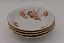 Mitterteich Bavaria Norway Rose Fruit/Dessert Bowl Set of 4