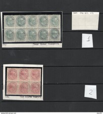 Philippines 1889 Collection of Overprints with errors (2 pages) Mint RRR 16617