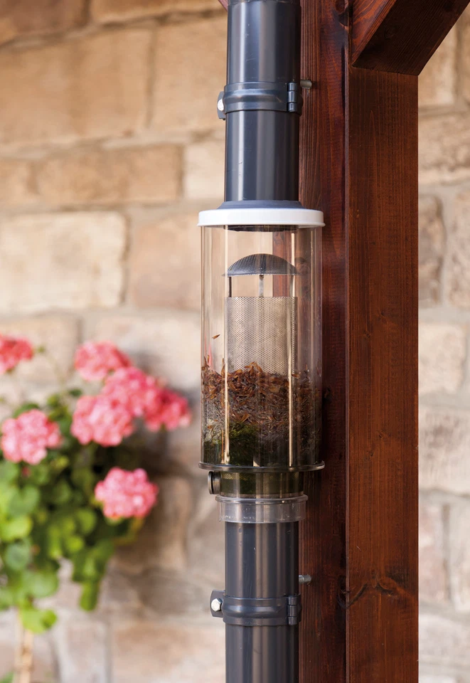 Fallrohrfilter Regensammler Wassertonne Huss Laubfilter Qualität a. Sachsen - Bild 3 von 4