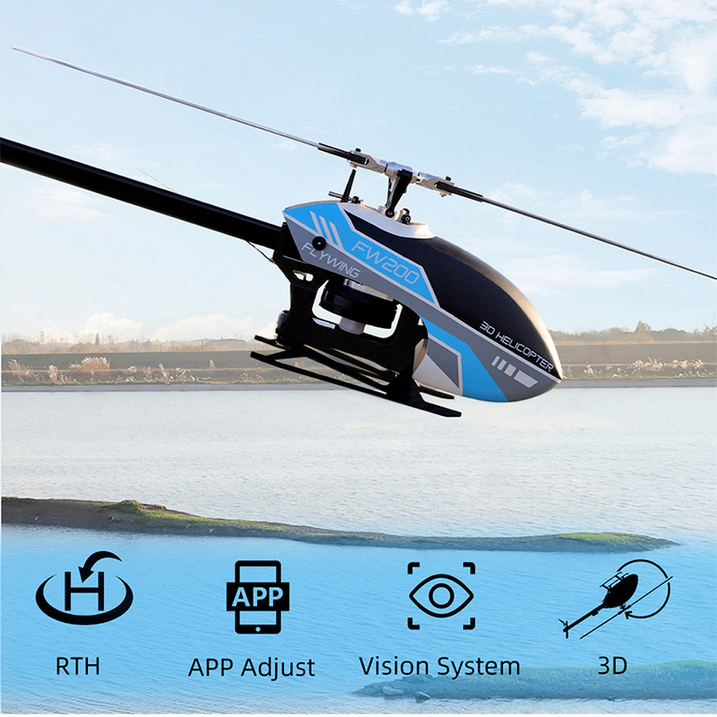 FLYWING FW200 H1 V2 Gyro 3D R Heliopter RTF Self Stabilizing 3D