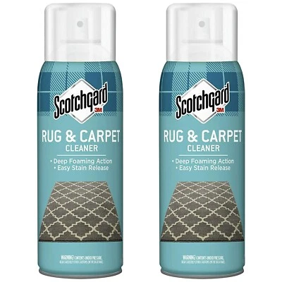2 x Scotchgard Rug and Carpet Cleaner Anti-Stain Guard 388ml