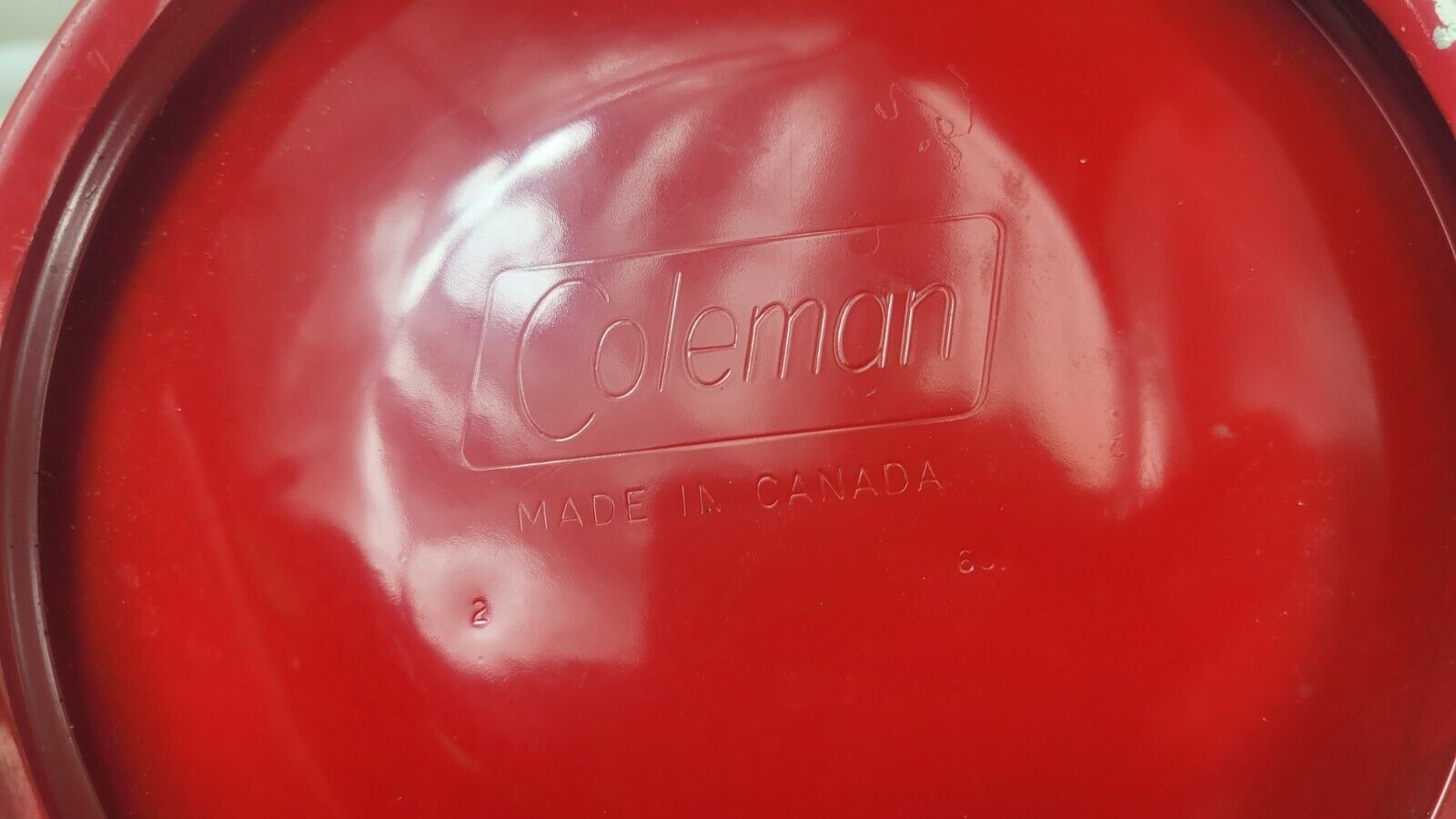 Coleman Lantern Model 200 Red Made in Canada 2 - 69 Feb 1969