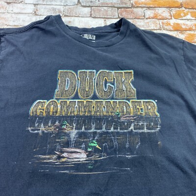 Under Armour Shirt Adult M Black Duck Commander Hunting Fishing
