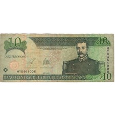 Billet, République Dominicaine, 10 Pesos Oro, 2003, KM:168c, TB