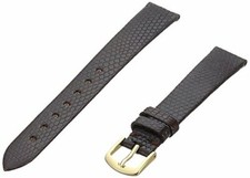 Hadley Roma LS700 14mm Regular Ladies Genuine Lizard Watch Band Brown