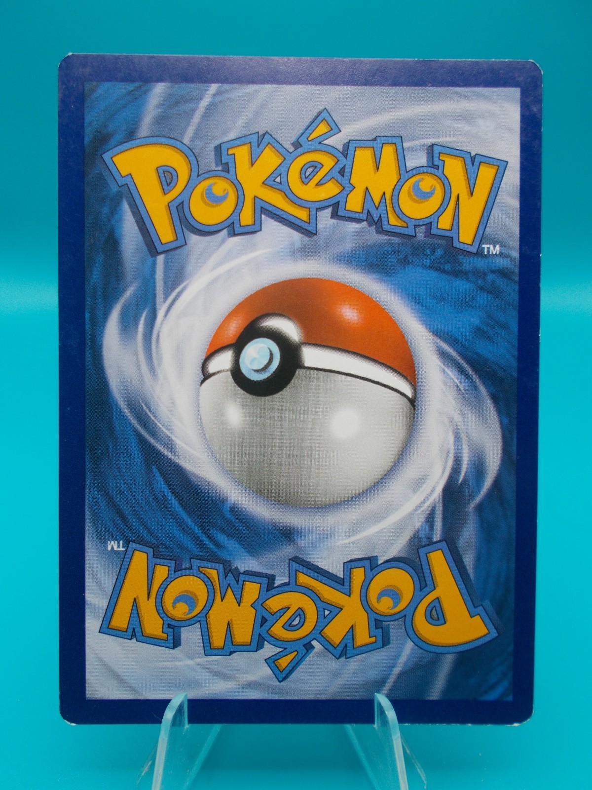 Reverse holo light play Pokémon TCG Mankey 50/111 with gold border, Pokémon logo, and bold red “Mankey” text.