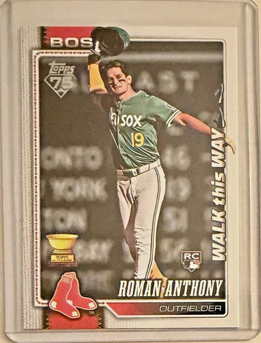 2026 Topps Series 1 Roman Anthony RC Walk This Way Rookie Card SP Variation #189
