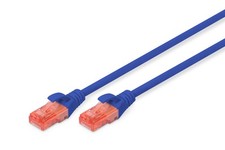 DIGITUS Cat LAN Cable 6-0.25m - RJ45 Network Cable - UTP Unshielded - Cat-6A  C