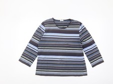 Womens UK Size 15 Viyella Blue  T-Shirt