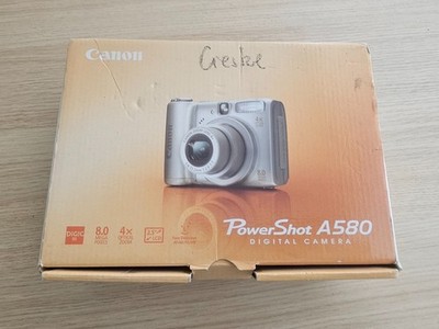 Canon PowerShot A580 vintage DigitalKamera 8,0 Mega Pixel in OVPCanon PowerShot