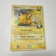 Pokémon Raichu GL 31/111 Rising Rivals Rare 80 HP Thunder Throw Repeat Lightning on eBay
