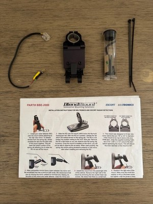 BlendMount Radar Detector Mirror Mount BBE-2000 - Escort and Beltronics Mount!