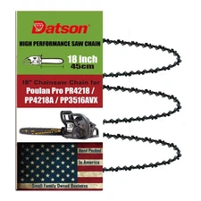 3 PACK 18 Inch Chainsaw Chain Poulan Pro PR4218 /PP4218A/PP3516AVX,Low Kickback
