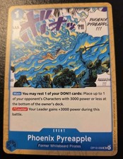 Phoenix Pyreapple OP13-058 Uncommon Carrying On His Will One Piece Card Game