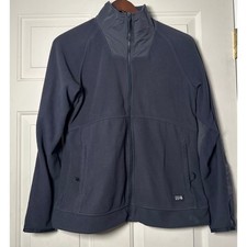 Mountain Hardwear Fleece Jacket Full Zip Gray/Purple Womens Size Medium