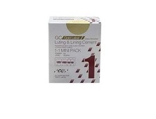 GC Fuji 1 Mini Luting And Lining Dental Glass Ionomer Cement Light Cure Glue GIC