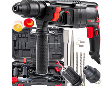 Perceuse À Percussion 2600W SDS PLUS 4J Marteau Perceur Pour Béton Bois Acier