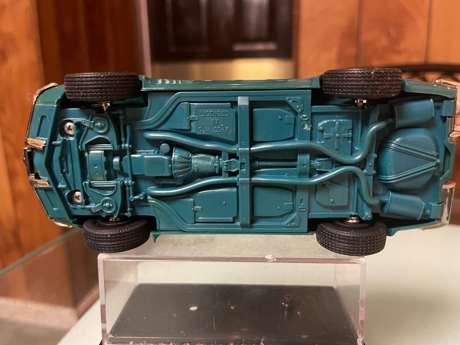 Promo Sign Blue SHARK-WAVE! AMT REISSUE PROMO. MULSANNE BLUE '70 CORVETTE W/NO BOX/NO ...