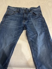 Wrangler Retro Jeans Men's 32X36 Slim Straight Whiskered Distress Western Cowboy