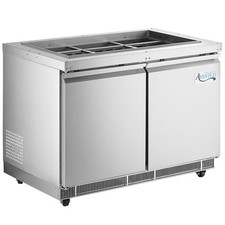 48" Stainless Steel Refrigerated Salad Bar / Cold Food Table