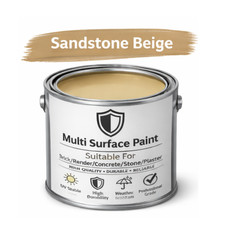 Multi Surface Paint 0.5L-1L Interior Exterior Fence Garden Masonry Paint 6colour