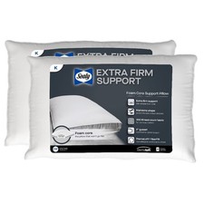 Extra Firm Support Foam Core Pillow 2pk, King
