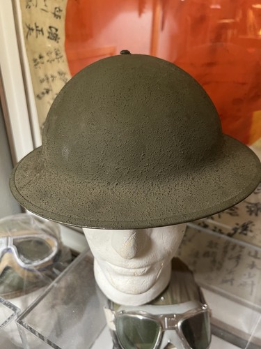 WWI M1917A1 Helmet (McCORD RADIATOR, "24B") complete Chinstap & Liner!