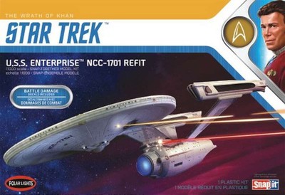 1/1000 Star Trek Wrath of Khan USS Enterprise NCC1701 Refit (Snap)