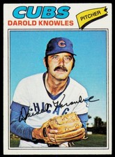 1977 Topps Darold Knowles 169 Chicago Cubs