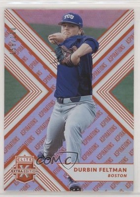 2018 Panini Elite Extra Edition Aspirations Orange /100 Durbin Feltman #142 0c6