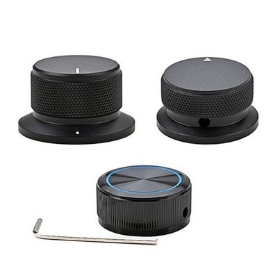 Solid Machined Metal Aluminum Encoder Potentiometer Volume Switch Knobs