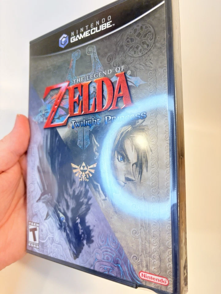Legend of Zelda Twilight Princess (Gamecube) NEW SEALED BLACK LABEL Y-FOLD RARE - Image 4 of 4