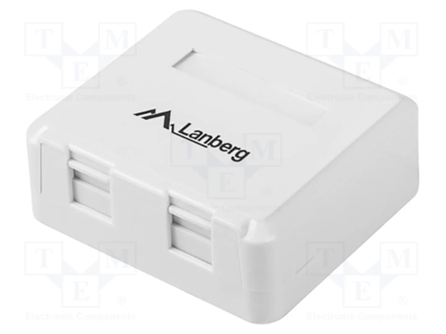 2 pcs LANBERG OK1-0002-W Wall socket
