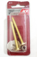 Ace Hardware 46741 Toilet Bolt Set Brass 1/4" X 2-1/4" With Nuts Washers