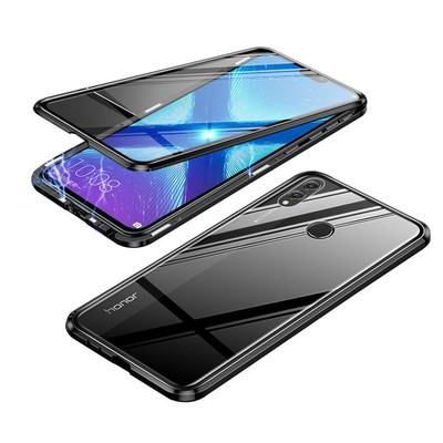 Magnet Adsorption Metall Glas Tasche Vorne und hinten Schutz Fullbody HandyHülle