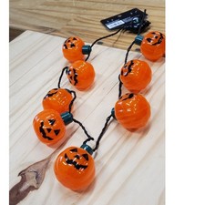 Halloween Creatology Light Up Pumpkin Necklace,  NEW WITH TAGS  