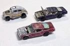 Hotwheels Redline Custom Mustang Barracuda VW Volkswagen Lot Of 3 Vintage