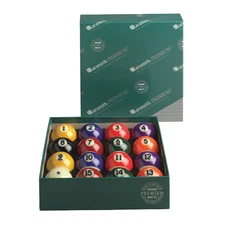 Aramith Premium Belgian Set Billiards 2.25" 1-15 Balls PRBB - Free Shipping US
