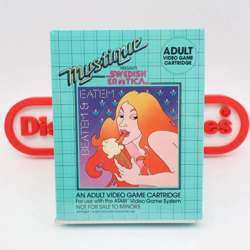 Atari 2600 MYSTIQUE: BEAT'EM & EAT'EM ADULT RATED GAME - NEW & Factory Sealed!