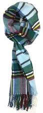Plaid Check and Solid Cashmere Feel Winter Scarf, Warm Scarfs, Cold Weather A...