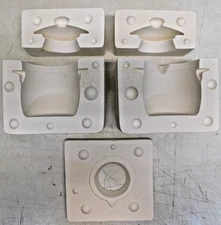 Vintage Suburban Mold Co "Tea Pot" #179 Ceramic Slip Casting Mold #131